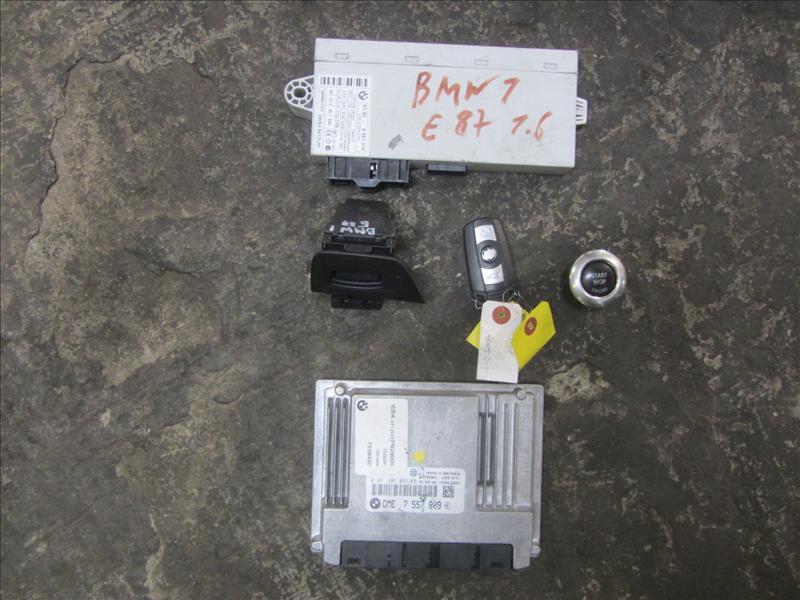 Блок управления двс, ключ и замок зажигания, блок CAS 2 двс N45 1.6 (DME + CAS2 + ключ) для BMW 1 E87 2004-2011г 
