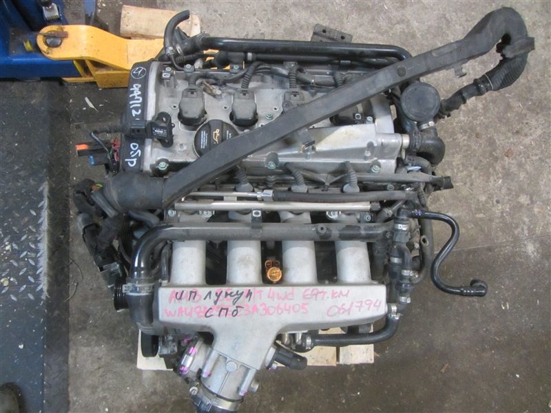 Двигатель с навесным для Audi A4 B6 2000-2005г 