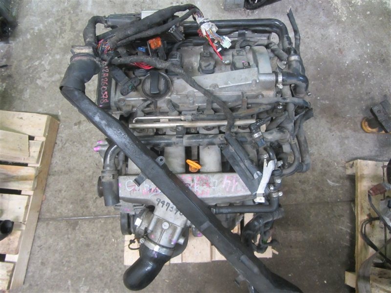 Двигатель с навесным для Audi A4 B6 2000-2005г 
